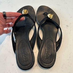 Alexander McQueen flip flops size 6.5